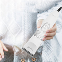 HKM-510355 Adjustable Electric Pet Shaving Device for Cats and Dogs with Ceramic Blade and Limit Combs