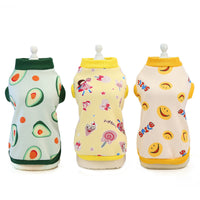 HKM-5103677 Cozy Cotton Cat Clothes for Autumn and Winter in Fun Designs
