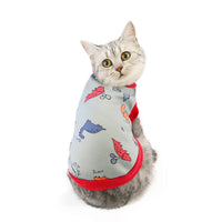 HKM-5103677 Cozy Cotton Cat Clothes for Autumn and Winter in Fun Designs