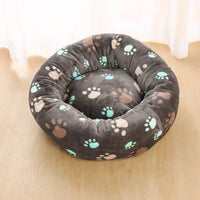HKM-5105341 Plush Round Pet Nest Mat with Blanket in Various Colors and Sizes