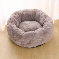 HKM-5105341 Plush Round Pet Nest Mat with Blanket in Various Colors and Sizes