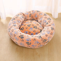 HKM-5105341 Plush Round Pet Nest Mat with Blanket in Various Colors and Sizes