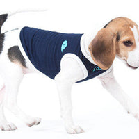 HKM-5105469 Gray Cotton Dog Vest for Pets - Comfortable Two-Legged Clothing in Various Sizes