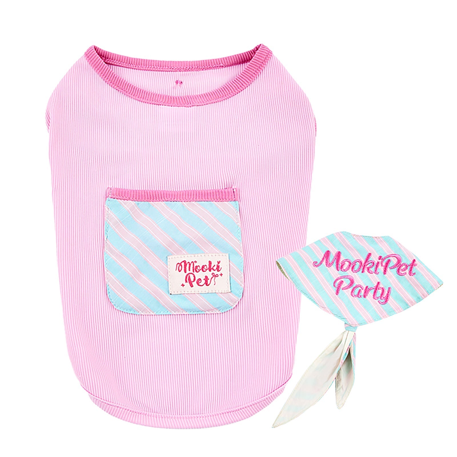 HKM-5105853 Cozy Pink Cloak Scarf Vest for Pets - Multiple Sizes Available