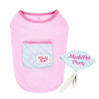 HKM-5105853 Cozy Pink Cloak Scarf Vest for Pets - Multiple Sizes Available