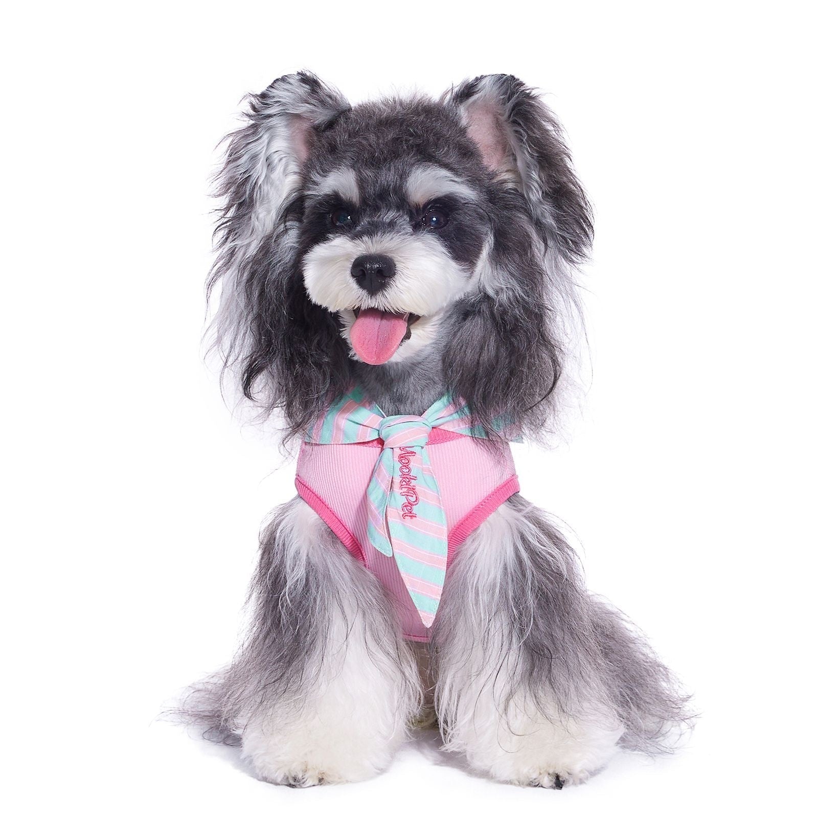 HKM-5105853 Cozy Pink Cloak Scarf Vest for Pets - Multiple Sizes Available
