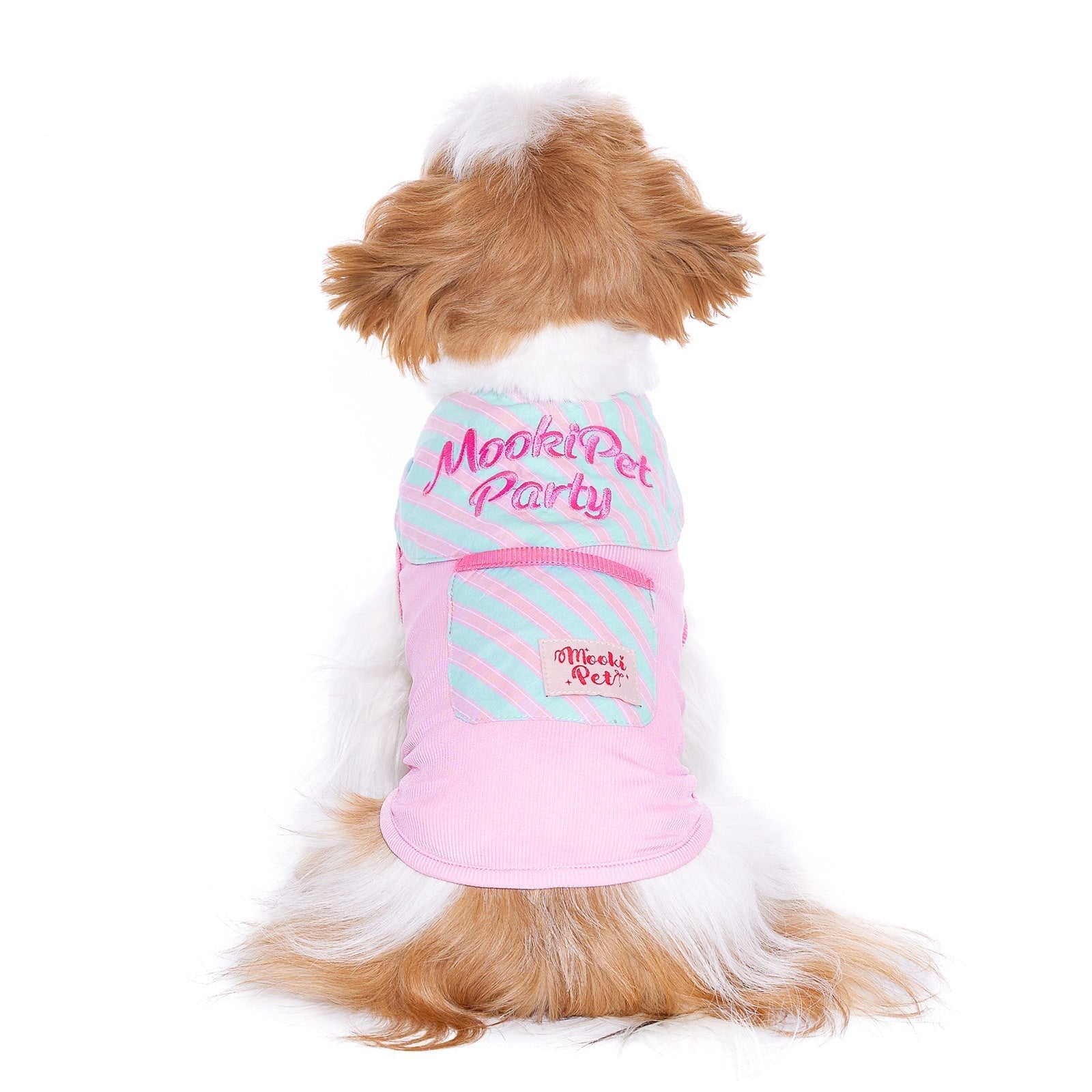 HKM-5105853 Cozy Pink Cloak Scarf Vest for Pets - Multiple Sizes Available