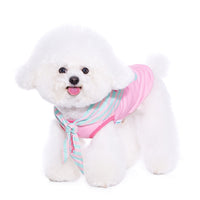 HKM-5105853 Cozy Pink Cloak Scarf Vest for Pets - Multiple Sizes Available