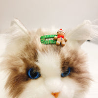 HKM-5106109 Christmas Themed Pet Barrettes - 3 to 8 Piece Sets with Fun Designs