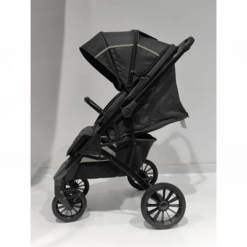 HKM-510611 Lightweight 3-in-1 Baby Stroller with Five-Point Safety Belt, Foldable Design for Easy Travel