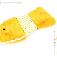HKM-5107261 Fish-Shaped Cat Scratching Post for Playful Kittens and Cats