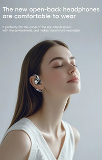 HKM-510739 Wireless Bone Conduction Earbud Headphones with Open Earhook Design for Sports - Model YX46 2025