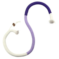HKM-5107901 Cat Bite Rope Toy – Cotton Thread Pet Teaser Stick in Vibrant Colors
