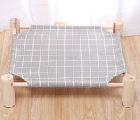 HKM-5108669 Removable and Washable Moisture-Proof Kitty Nest Hammock with Solid Wood Frame