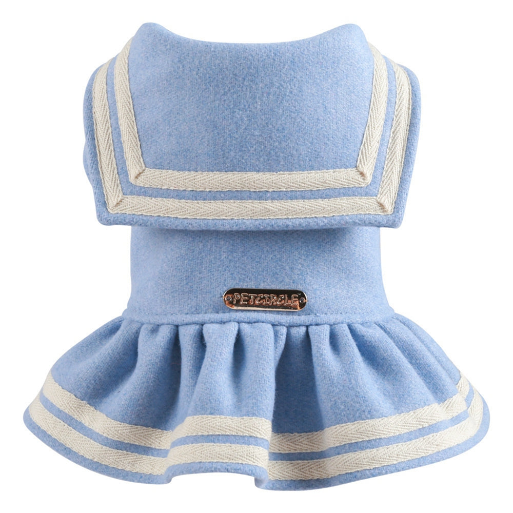 HKM-5109437 Reversible Warm and Cold Proof Pet Skirt in Pink and Blue