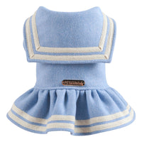 HKM-5109437 Reversible Warm and Cold Proof Pet Skirt in Pink and Blue
