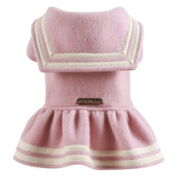HKM-5109437 Reversible Warm and Cold Proof Pet Skirt in Pink and Blue