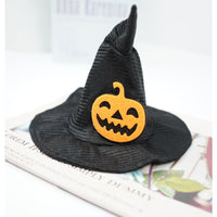HKM-5111229 Creative Halloween Pet Hat - Transforming Styles in Black Pumpkin & Bat Designs