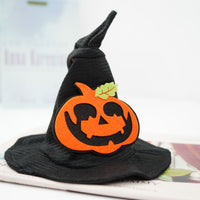 HKM-5111229 Creative Halloween Pet Hat - Transforming Styles in Black Pumpkin & Bat Designs