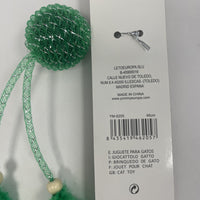 HKM-5111869 Feathered Cat Teaser with Small Ball for Interactive Play