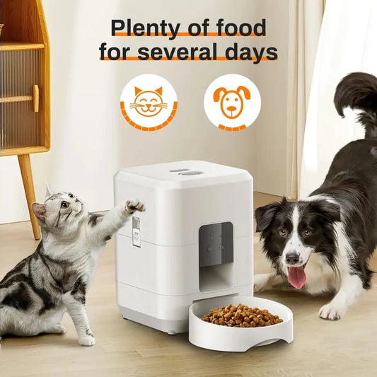 HKM-511187 Automatic 2L Smart Pet Feeder for Dogs and Cats with Timed Portion Control