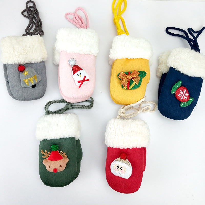 HKM-511187 Cozy Plush Mittens for Winter - Neutral Gender, One Size Fits All