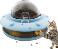 HKM-5113021 Smart Interactive Puzzle Feeder for Dogs and Cats in Tropical Orange and Alice Blue