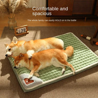 HKM-5114301 Cozy Detachable Dog Bed Mat for Large Dogs - Washable, Ideal for Autumn and Winter