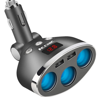 HKM-511635 Ailan 3-in-1 Dual USB Car Charger for Smartphones and Small Appliances