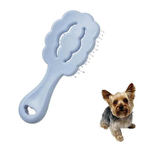 HKM-511635 Cloud-Shaped Small Dog Grooming Brush for Gentle Grooming of Puppies and Small Breeds