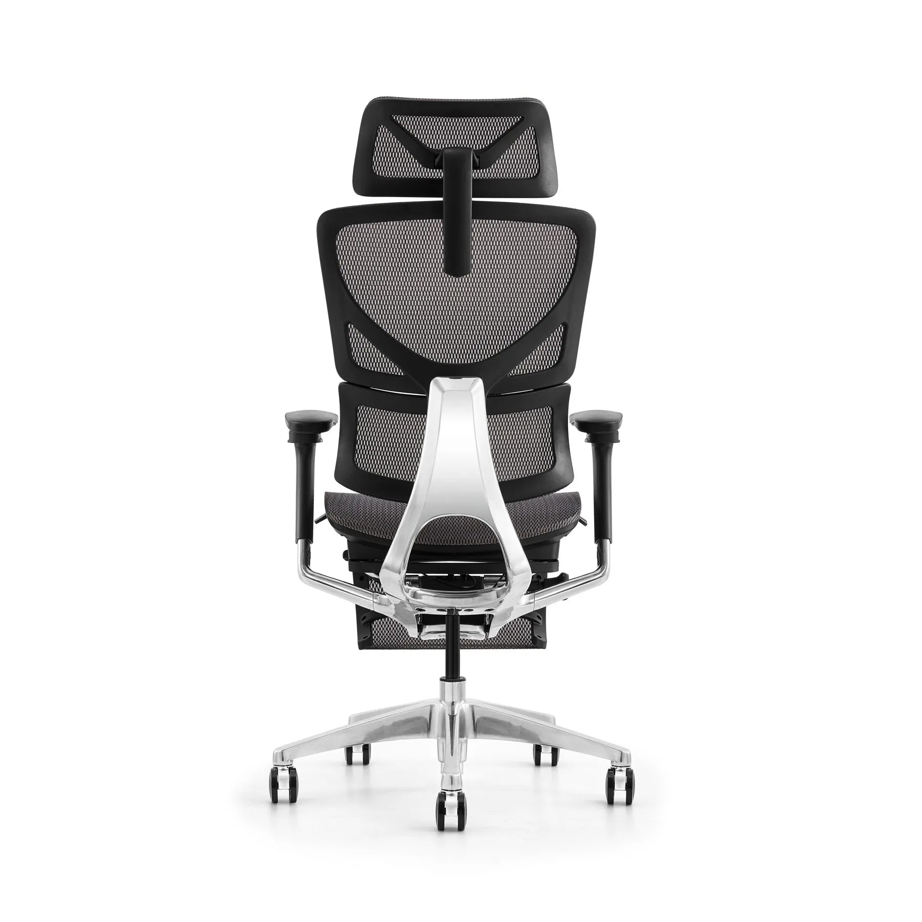 HKM-511827 Ergonomic High Back Mesh Swivel Office Chair with Footrest – Modern Executive Design
