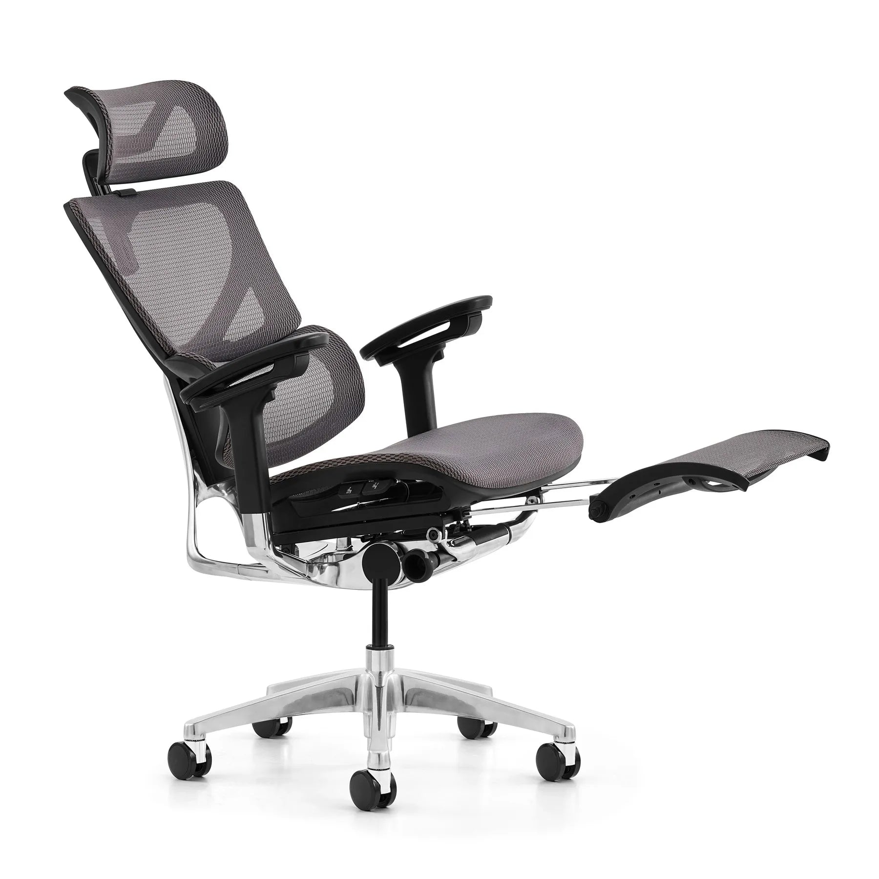 HKM-511827 Ergonomic High Back Mesh Swivel Office Chair with Footrest – Modern Executive Design