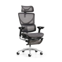 HKM-511827 Ergonomic High Back Mesh Swivel Office Chair with Footrest – Modern Executive Design