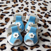 HKM-5119421 Non-Slip PU Summer Sandals for Small Pets - Cute and Wear-Resistant Puppy Shoes