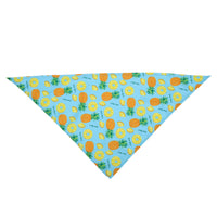 HKM-5120189 Summer Donut Triangle Scarf for Pets - Soft Cotton Fabric, Machine Washable, Ideal for Daily Wear and Outdoor Activities