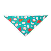 HKM-5120189 Summer Donut Triangle Scarf for Pets - Soft Cotton Fabric, Machine Washable, Ideal for Daily Wear and Outdoor Activities