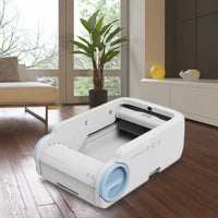 HKM-512019 Lightweight Automatic Cat Litter Box with APP Control, Anti-Odor Features, and Easy Clean Design