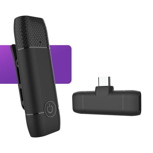 HKM-512083 Compact Noise Reduction Mini Microphone for Mobile Phones - 10-Hour Battery Life, 20m Range, Automatic Connection