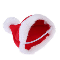 HKM-5120957 Three-Dimensional Christmas Suit for Pets with Hat - Festive Fleece and Velvet Outfit
