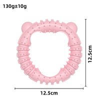 HKM-5121213 Medium Bite-Resistant Ring Dog Toy in Gentleman Blue, Cherry Blossom Powder, or Avocado Green