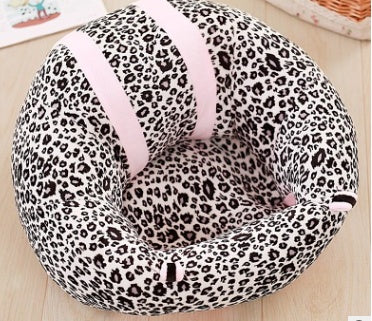HKM-5122621 Infant Support Seat - Portable Plush Chair for Baby Sitting and Dining, Soft Animal Design