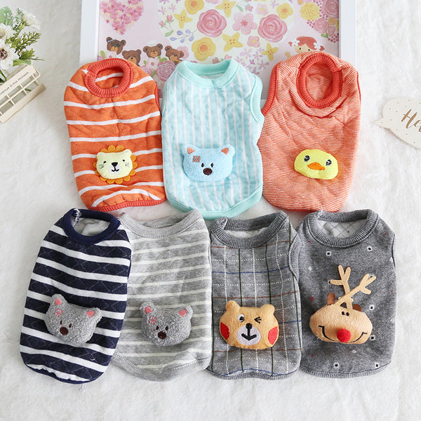 HKM-5123133 Adorable Plaid Dog Leggings in Various Fun Animal Designs and Colors