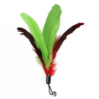 HKM-5123389 Retractable Feather Bell Cat Toy Fishing Head Replacement Set, 12 Pieces