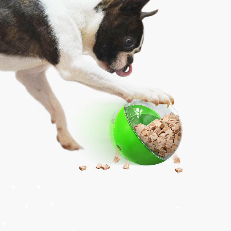 HKM-512339 Adjustable Leaky Feeding Puzzle Sound Ball Lemon Dog Toy