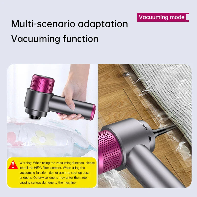 HKM-512467 Portable Cordless Handheld Vacuum Cleaner with 16000PA Suction Power for Home, Office, and Pet Cleaning