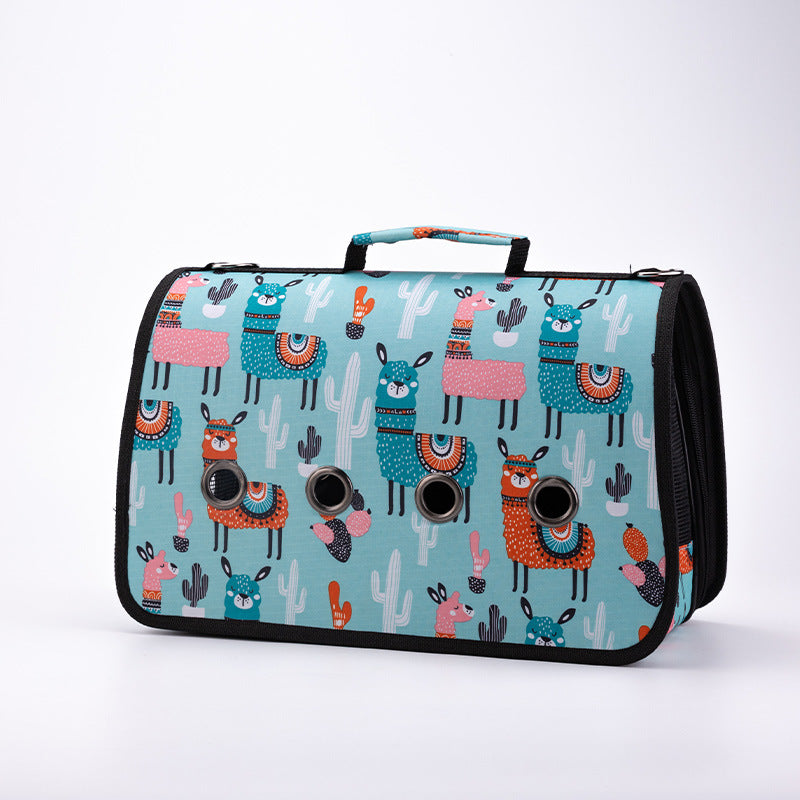 HKM-5124797 Portable Multifunctional Pet Outing Bag for Summer Adventures - Lightweight and Breathable Design for Cats and Small Pets