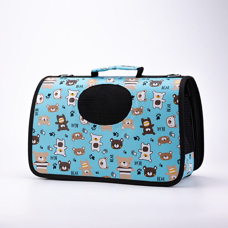 HKM-5124797 Portable Multifunctional Pet Outing Bag for Summer Adventures - Lightweight and Breathable Design for Cats and Small Pets