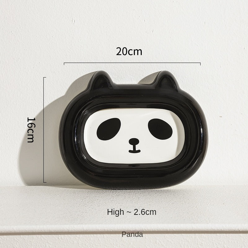 HKM-5125821 Ceramic Cat and Dog Food Bowl - Stylish Animal Snack and Water Dish