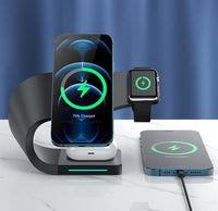 HKM-512595 Magnetic Wireless Charging Stand with 15W Fast Charging and Type-C Interface