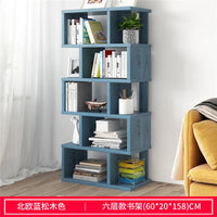 HKM-512595 Modern Wooden Bookcase Display Shelf Storage Unit with Multiple Designs